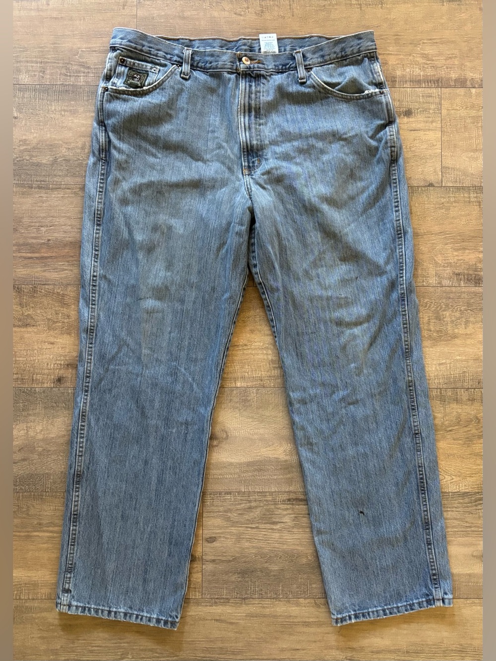 Cinch men’s size 40x32 lot of flawed straight leg green label medium wash jeans - Picture 10 of 15